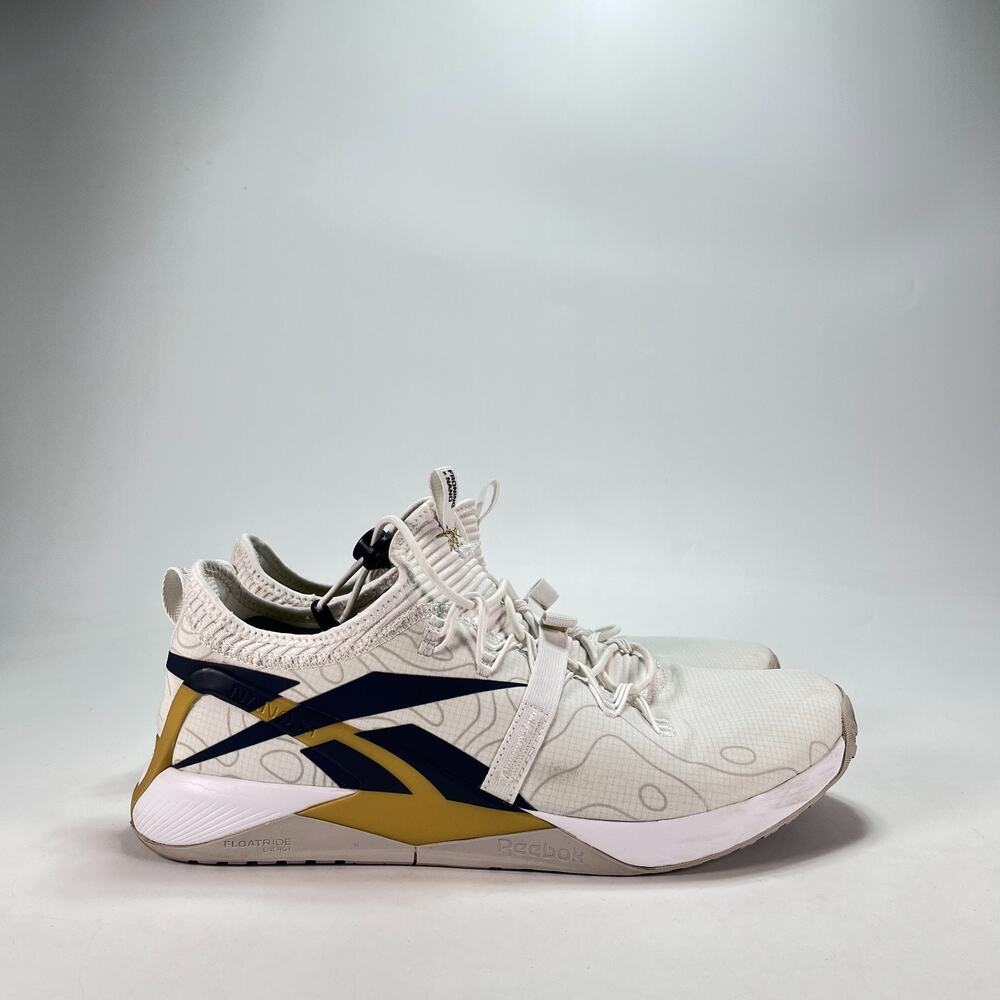 Reebok Nano X1 Froning Into the Storm White Navy Gold GX9317 Men’s Size 12